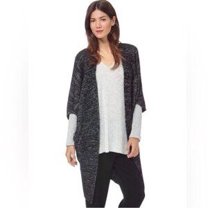 Babaton Aritzia Javier Cardigan Sweater Cocoon Open Front Mohair Wool Black XXS